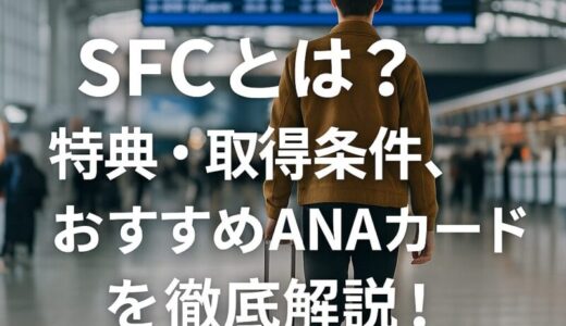 SFC（スーパーフライヤーズカード）とは？特典・取得条件・おすすめANAカードを徹底解説！