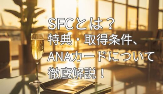 SFC（スーパーフライヤーズカード）とは？特典・取得条件・おすすめANAカードを徹底解説！